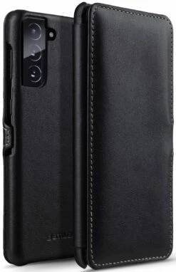 StilGut - Samsung Galaxy S21 Plus Tasche Book Type Mit Clip 25 StilGut - Samsung Galaxy S21 Plus Tasche Book Type Mit Clip -StilGut Verkaufs-Shop samsung galaxy s21 plus book case clip black nappa 01