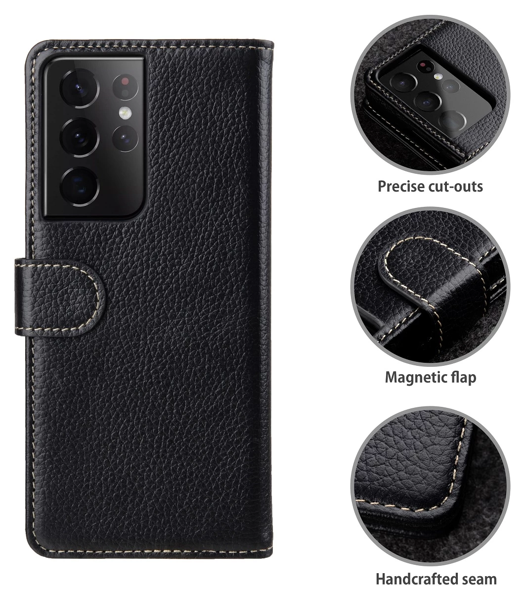 StilGut - Samsung Galaxy S21 Ultra Flip Cover Talis Mit Kartenfach 4 StilGut - Samsung Galaxy S21 Ultra Flip Cover Talis Mit Kartenfach – Bild 2