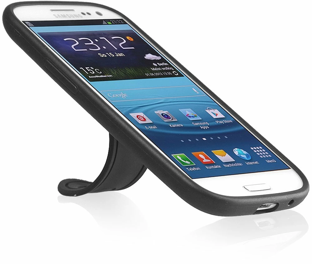 StilGut - Schutzhülle "Easy Stand" Mit Standfunktion Für Galaxy S3 I9300 3 StilGut - Schutzhülle "Easy Stand" Mit Standfunktion Für Galaxy S3 I9300