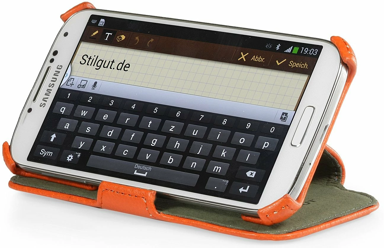 StilGut - Tasche Mit Standfunktion Für Galaxy S4 I9500 14 StilGut - Tasche Mit Standfunktion Für Galaxy S4 I9500 – Bild 12