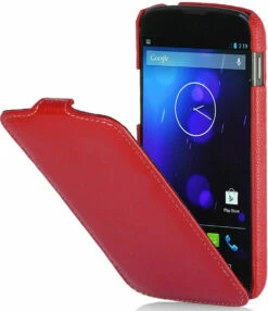 StilGut - UltraSlim Case Für Google Nexus 4 / LG E960 -StilGut Verkaufs-Shop tasche google nexus 4 us rot 01
