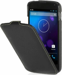 StilGut - UltraSlim Case Für Google Nexus 4 / LG E960 -StilGut Verkaufs-Shop tasche google nexus 4 us schw 01 1