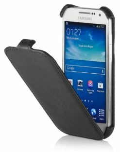 StilGut - Slim Case Für Samsung Galaxy S4 Mini I9195 -StilGut Verkaufs-Shop tasche s4 sc mini schw 01 1