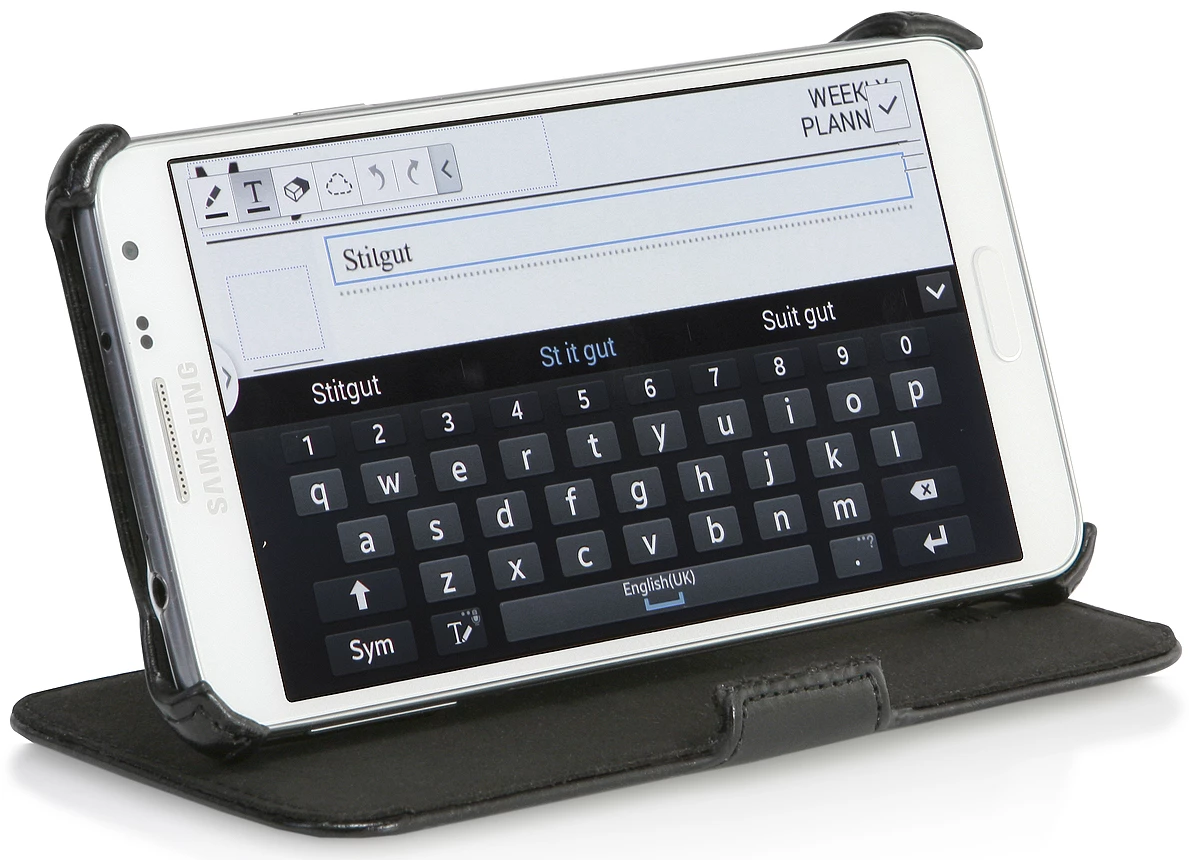 StilGut - Samsung Galaxy Note 5 Hülle "UltraSlim" V2 Mit Standfunktion 3 StilGut - Samsung Galaxy Note 5 Hülle "UltraSlim" V2 Mit Standfunktion