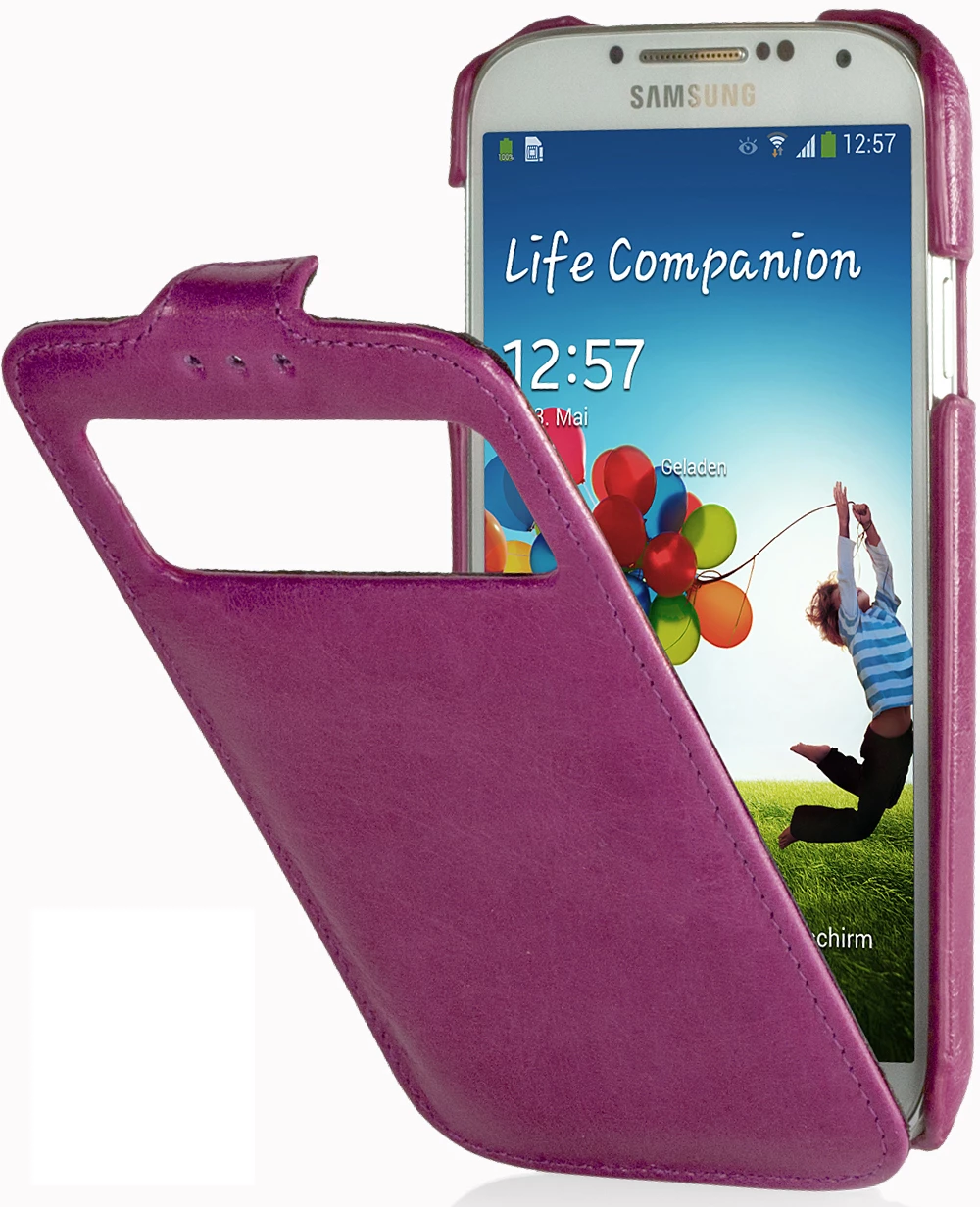 StilGut - Ledertasche Mit Sichtfenster Für Galaxy S4 I9500 & 9505 16 StilGut - Ledertasche Mit Sichtfenster Für Galaxy S4 I9500 & 9505 – Bild 14