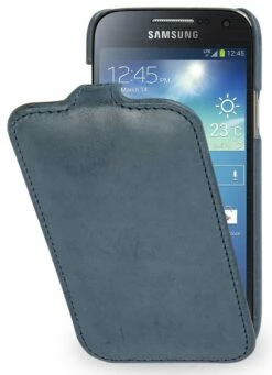 StilGut - UltraSlim Case Für Samsung Galaxy S4 Mini I9195 Old Style -StilGut Verkaufs-Shop tasche samsung s4 mini blau 01
